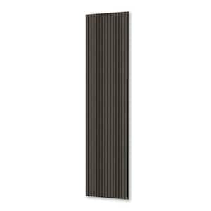 0.9 in. x 1.97 ft. x 7.87 ft. Acoustic/Sound Absorb 3D Brown Oak Overlapping Wood Slat Decorative Wall Paneling (1-Pack)