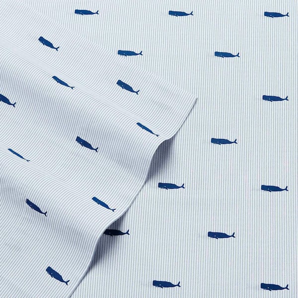 Printed Coastal 200-Thread Count Cotton Sheet Set