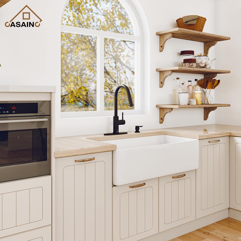 Matte Black Stainless Steel Pull Down Sprayer Kitchen Faucet