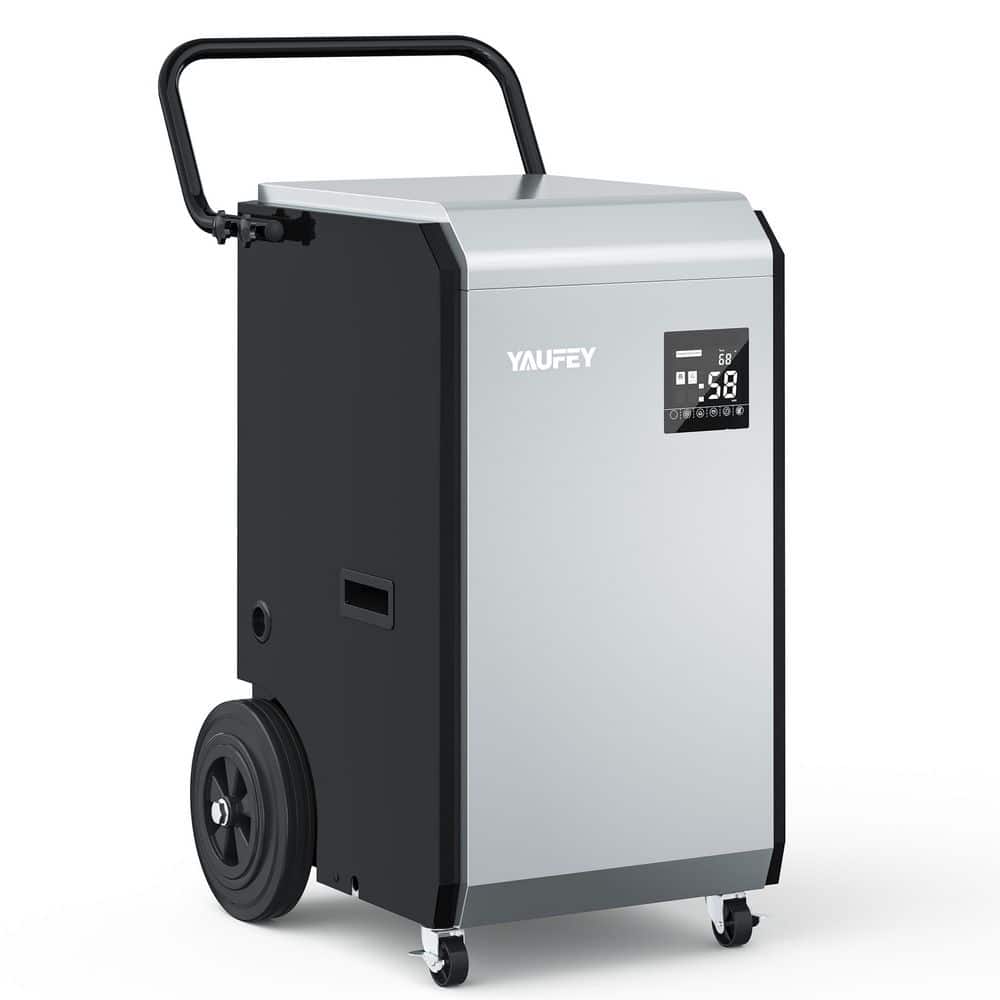 160 pt. 7,500 sq. ft. Commercial Dehumidifier with Pump, Drain Hose and Auto Defrost for Garages, Warehouses in Gray price history on PriceWatchPro