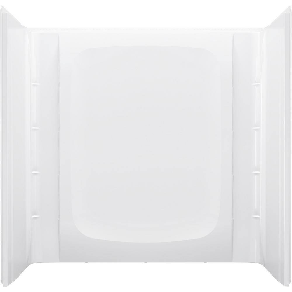 thumbnail image 2 of Sterling 12-Piece Wall Mounted Shower Caddy Set - White, Satin Finish, Mildew-Resistant (88038700-0) 2 of 6