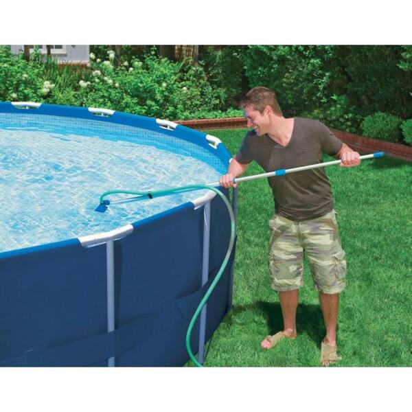 Intex Easy Set 10 ft. x 2.5 ft. Round 30 in. Deep Hard Sided Pool 28200EH +  28601EG - The Home Depot