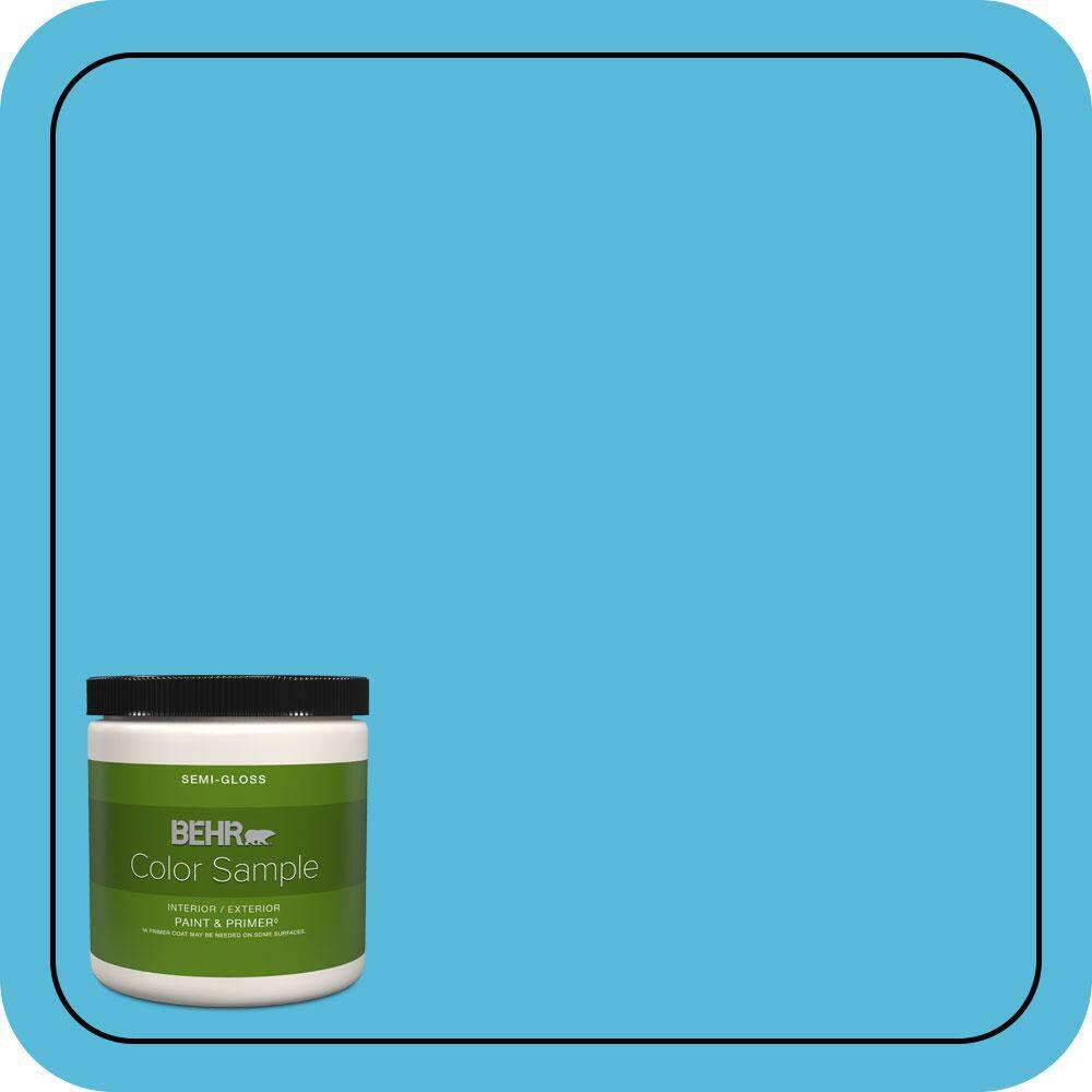 8 oz. #530B-5 Azurean Semi-Gloss Interior/Exterior Paint & Primer Color Sample price history on PriceWatchPro