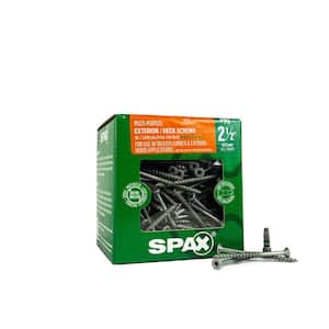 9 in. x 2-1/2 in. Gray Torx Flat Head Multi-Material Construction Wood Screw 3 lb. (310-Count)