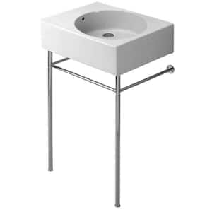 Scola Metal Pedestal Sink Base