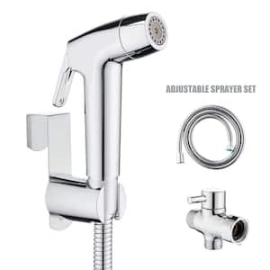ABS Hand-held Bidet Toilet Sprayer Set in Silver