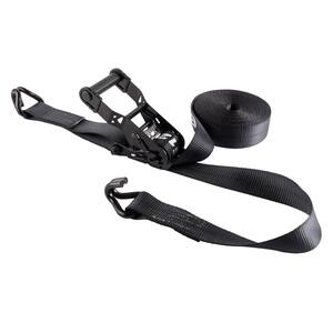 1 in. x 14 ft. 500 lbs. Keeper Combat Ratchet Tie Down Strap (2 Pack)