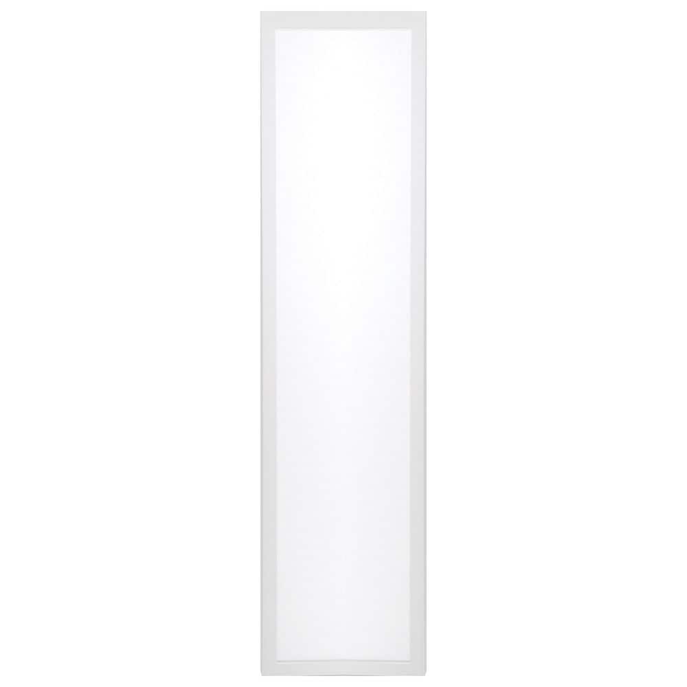 1 ft. x 4 ft. White Integrated LED Backlit Flat Panel Wattage and Warm to Cool White CCT Selectable 100-347 Volt price history on PriceWatchPro