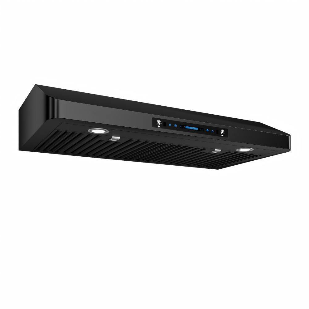30 in. 900 CFM Ducted Under Cabinet Range Hood in Black Stainless Steel with 3-Way Venting, LED and Gesture Control price history on PriceWatchPro