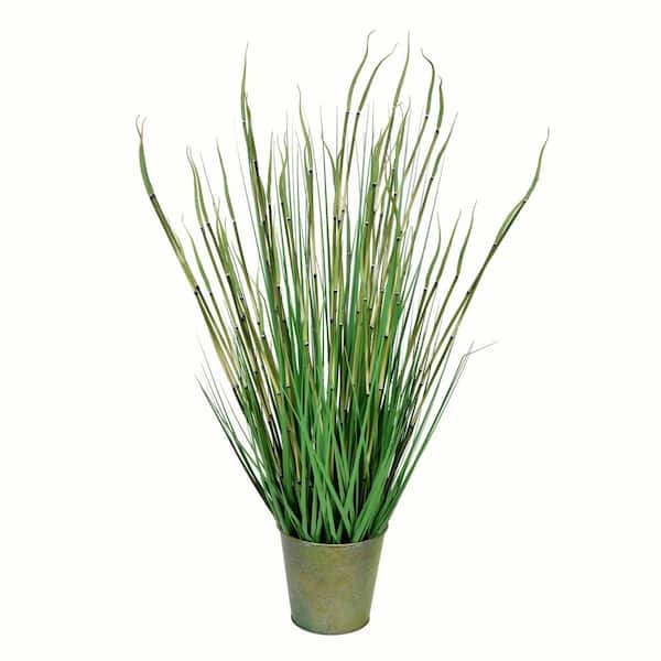34 in Artificial Potted Green Reed Grass.