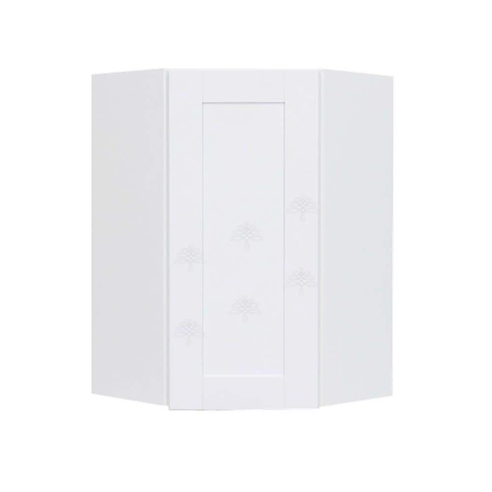 Anchester White Plywood Shaker Stock Assembled Wall Corner Kitchen Cabinet (24 in. W x 36 in. H x 12 in. D) price history on PriceWatchPro