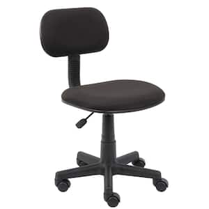Black Fabric Task Chair with Seat Heigh Adjustment