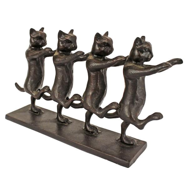 Design Toscano Chorus Line Cats Cast Iron Novelty Statue