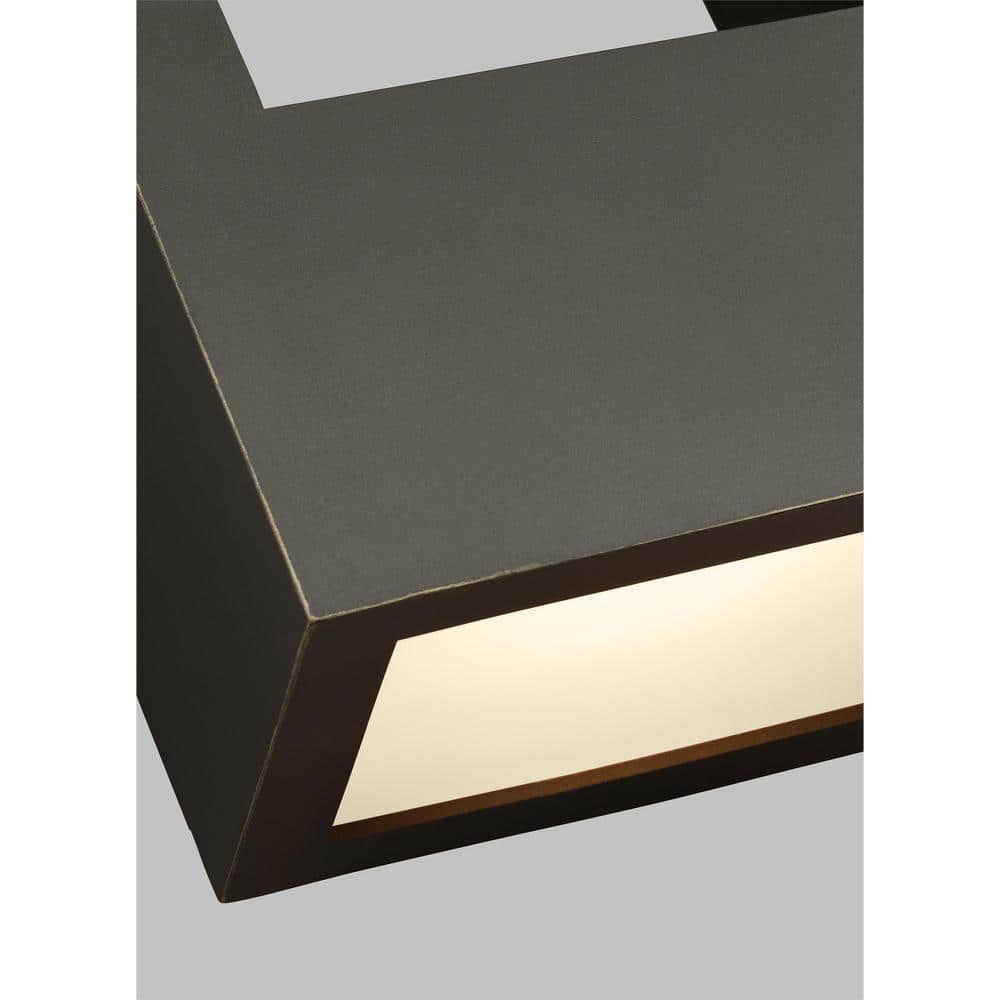 Antique Bronze 24" Modern LED Outdoor Wall Lantern