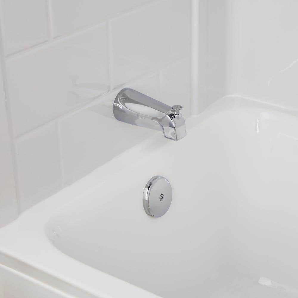 Chrome Tub Spout with Diverter and Adapters