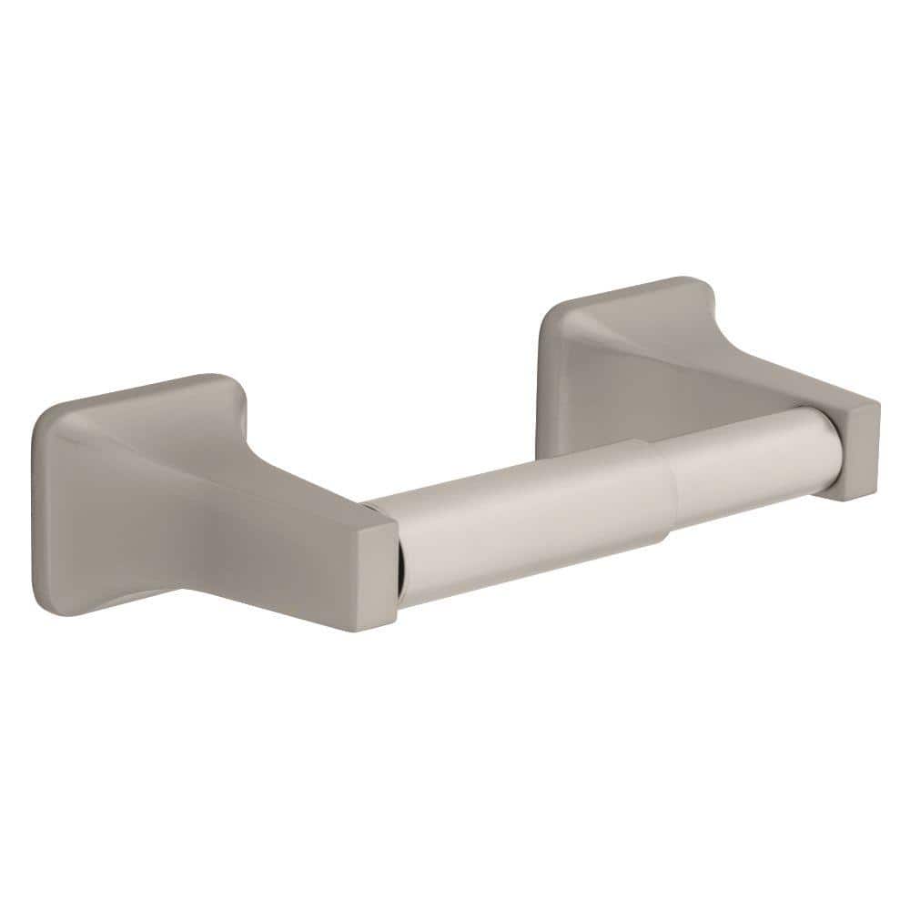 Futura Wall Mount Spring Loaded Toilet Paper Holder Bath Hardware Accessory