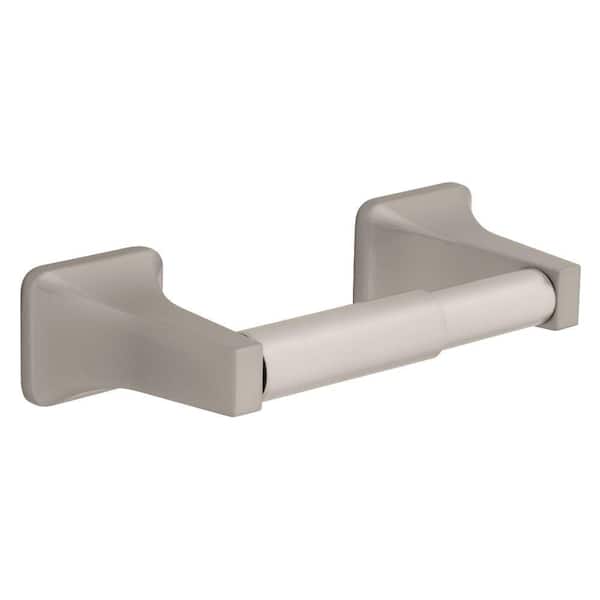Franklin Brass Futura Double Post Toilet Paper Holder in Brushed Nickel