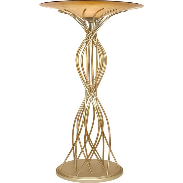 Filament Design Century 74 in. Silver Jacobean Torchiere Lamp