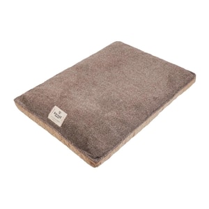 Large Microsuede 30 in. x 40 in. Pet Bed Sand