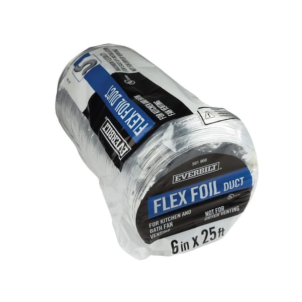 6 in. x 25 ft. Flexible Aluminum Foil Duct