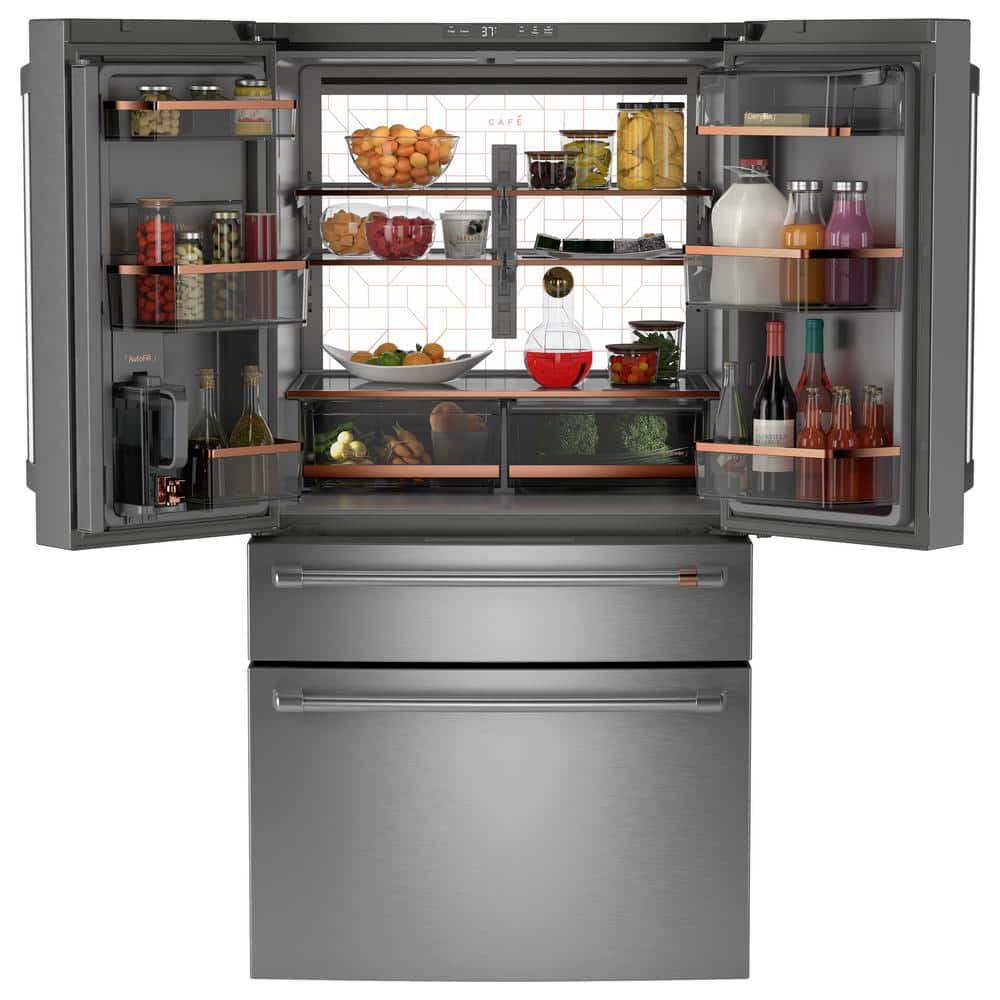Stainless Steel 28.7 Cu. Ft. Smart French Door Refrigerator with Ice Maker