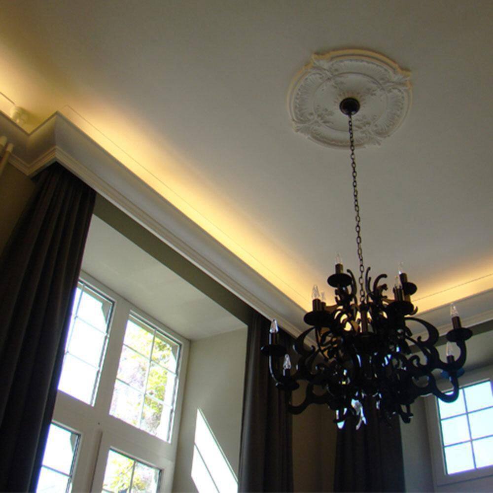 27.5" White Primed Polyurethane Ceiling Medallion