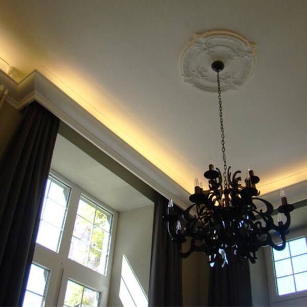 Multicolor Pu Ceiling Medallion Mold Decorative 3d Ceiling Board