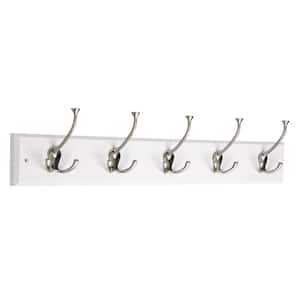 LIBERTY 165541  Six Scroll Hook Rack Cocoa and Soft Iron 27-Inch 