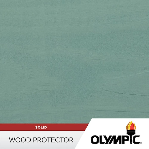 Olympic 1 gal. Shipmate Blue Exterior Solid Wood Protector Stain Plus Sealant in One