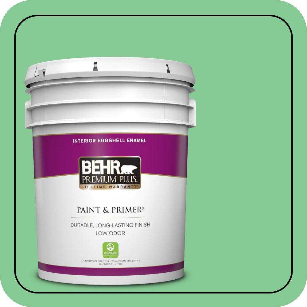 5 gal. #P400-4 Good Luck Eggshell Enamel Low Odor Interior Paint & Primer price history on PriceWatchPro