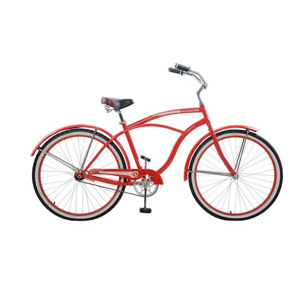 Cycle Force 26 in. Men's Vintage Cruiser in Red