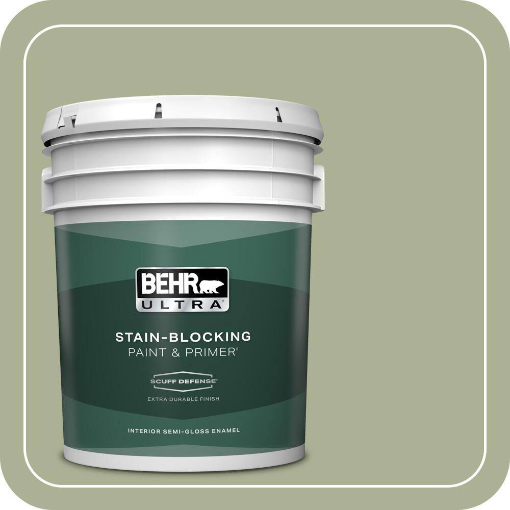 5 gal. #PPU10-06 Spring Walk Semi-0Gloss Enamel Interior Paint & Primer price history on PriceWatchPro