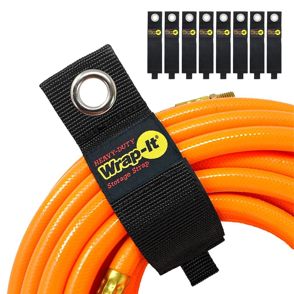 17 in. Black Heavy-Duty Hook and Loop Hanging Straps with Grommet (8-Pack) price history on PriceWatchPro
