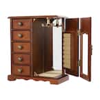 YIYIBYUS 9.3 in. x 4.7 in. x 10.8 in. Vintage Dark Brown