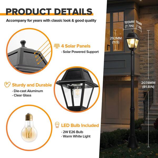 Quinlirra Clearance Solar Motion Sensor Lights, IP65 Waterproof