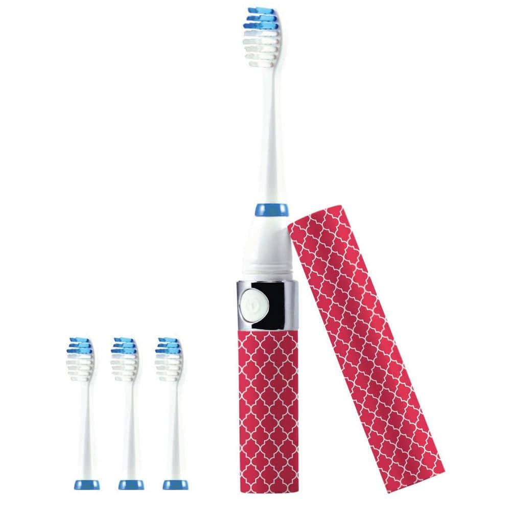 Portable Sonic Toothbrush in Pink with 3-Brush Heads price history on PriceWatchPro