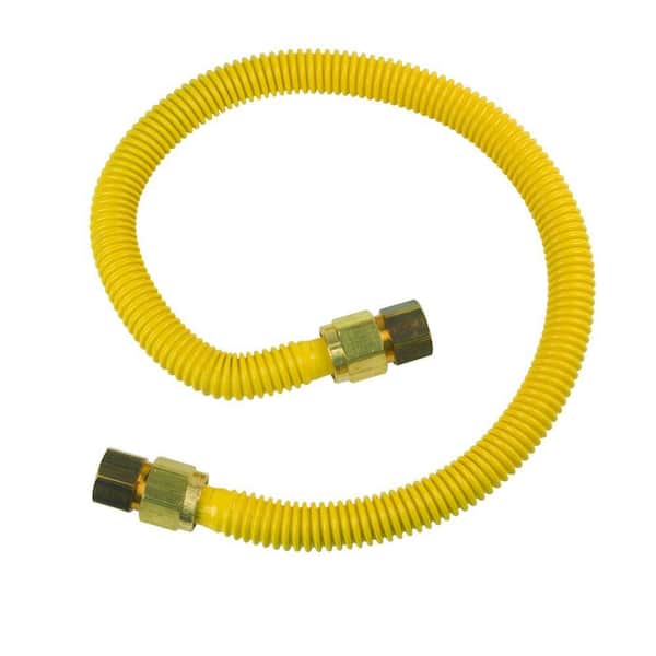 BrassCraft ProCoat 3/4 in. FIP x 3/4 in. FIP x 36 in. Stainless Steel Gas Connector 3/4 in. I.D. (255,900 BTU)