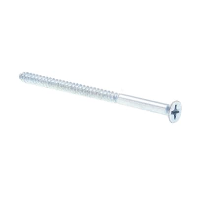 Prime-Line 9207515 Wood Screws 50-Pack #6 X 1-3/4 in Round Head Phillips Drive Zinc Plated Steel