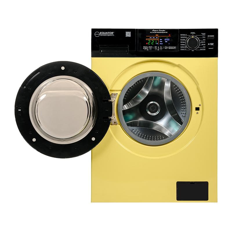 Equator Yellow and Black Smart Electric Washer Dryer Combo