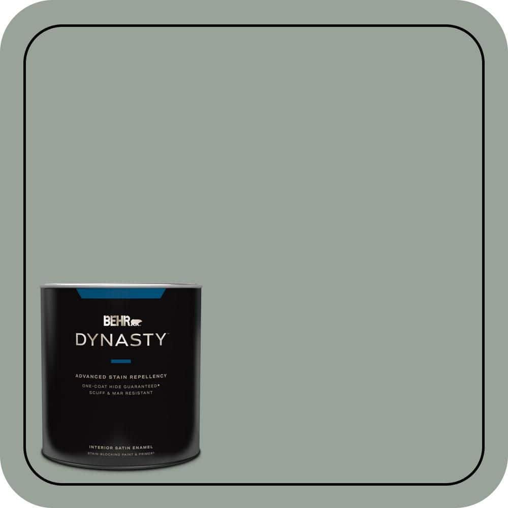 1 qt. #700F-4 Pinedale Shores Satin Enamel Interior Stain-Blocking Paint & Primer price history on PriceWatchPro