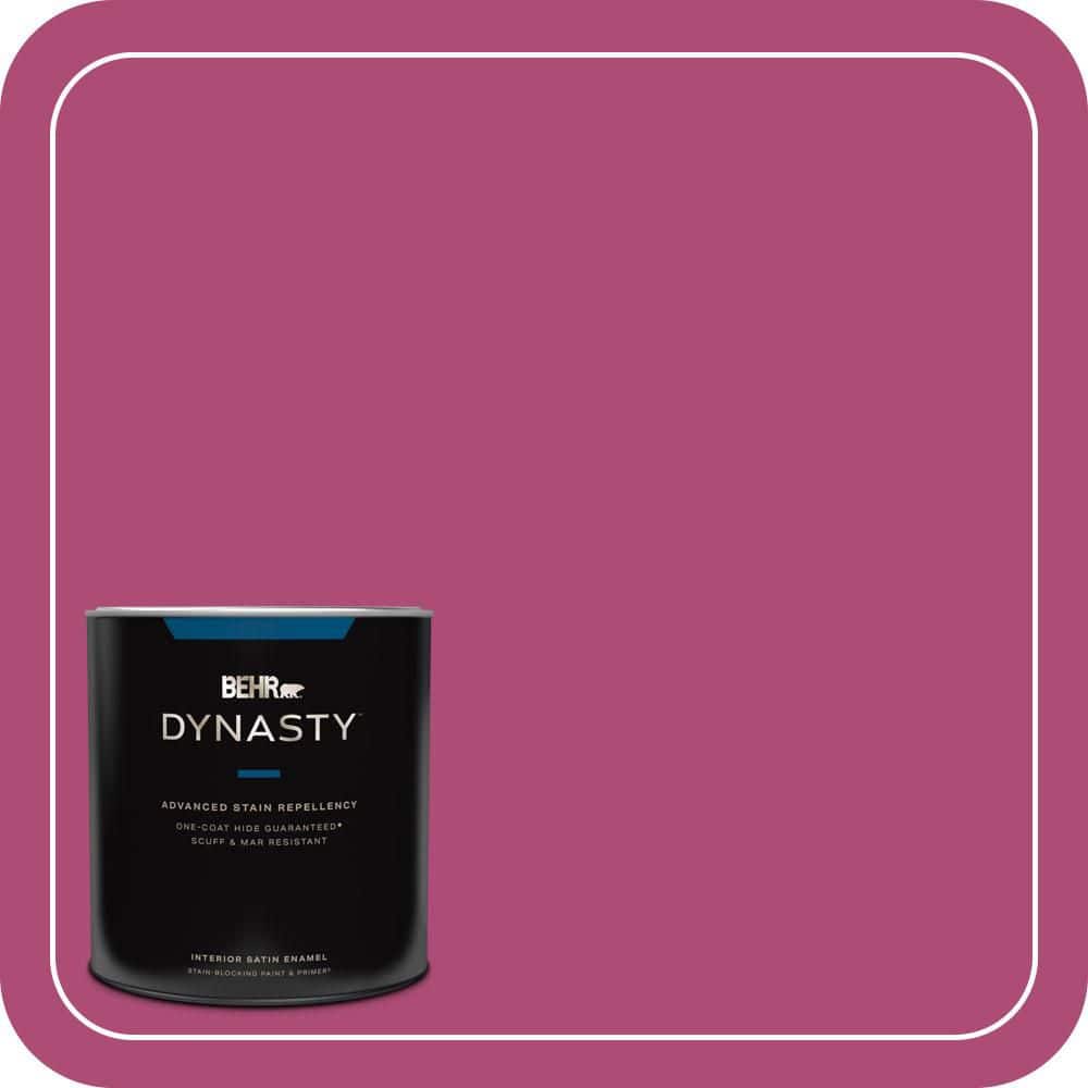 1 qt. #100B-7 Hot Pink Satin Enamel Interior Stain-Blocking Paint & Primer price history on PriceWatchPro