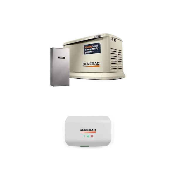 26,000 Watt Dual Fuel Whole House Generator with Smart Home Monitoring, 200-AMP Transfer Switch and HVAC Energy Manager