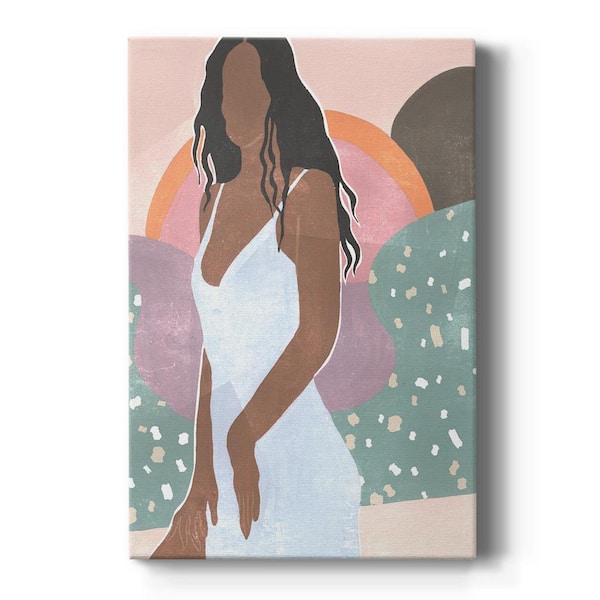 Wexford Home Curly Lady I By Wexford Homes Unframed Giclee Home Art Print 18 in. x 12 in.