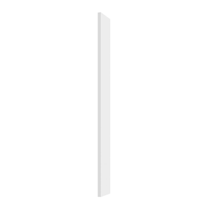 Miami Shell White Matte 6 in. x 42 in. x 0.625 in. Flat Panel Stock Assembled Base Kitchen Cabinet Filler