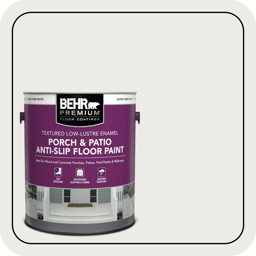 1 gal. #BWC-20 Melting Icicles Textured Low-Lustre Enamel Interior/Exterior Porch and Patio Anti-Slip Floor Paint price history on PriceWatchPro