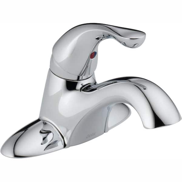 Delta Classic 4 in. Centerset Single-Handle Bathroom Faucet in Chrome
