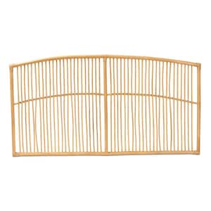 Malvina Brown Natural Rattan Queen Size Headboard