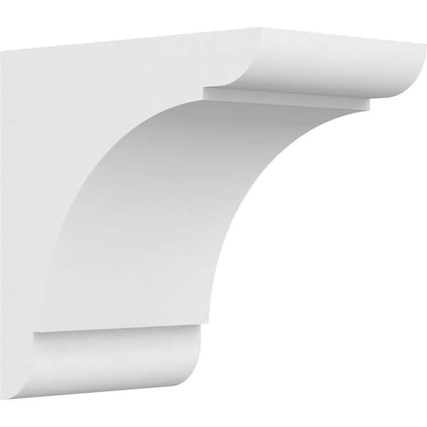 Ekena Millwork 5 in. x 8 in. x 8 in. Standard Olympic Architectural Grade PVC Corbel