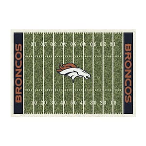 FANMATS Orange 2 ft. 3 in. Round Denver Broncos Vintage Area Rug 32591 -  The Home Depot