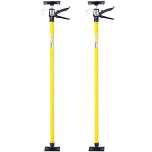 2-Pack Yellow Steel Adjustable Support Pole Hand Support System Extends from 45 in. to 114 in.